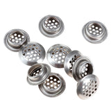 Max Cabinet Air Vents Cover Stainless Steel Round Vent Mesh Hole Louver 19mm
