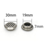 Max Cabinet Air Vents Cover Stainless Steel Round Vent Mesh Hole Louver 19mm