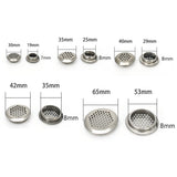 Max Cabinet Air Vents Cover Stainless Steel Round Vent Mesh Hole Louver 19mm
