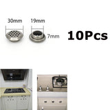 Max Cabinet Air Vents Cover Stainless Steel Round Vent Mesh Hole Louver 19mm
