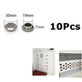 Max Cabinet Air Vents Cover Stainless Steel Round Vent Mesh Hole Louver 19mm