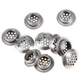 Max Cabinet Air Vents Cover Stainless Steel Round Vent Mesh Hole Louver 19mm