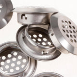 Max Cabinet Air Vents Cover Stainless Steel Round Vent Mesh Hole Louver 29mm