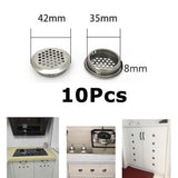 Max Cabinet Air Vents Cover Stainless Steel Round Vent Mesh Hole Louver 35mm