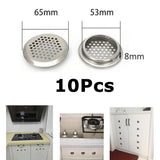 Max Maxb Cabinet Air Vents Cover Stainless Steel Round Vent Mesh Hole Louver 53mm