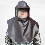 Maxbell Protective Shawl Hood Acid and Alkali Resistant Hood Sand Blasting Hood Tool B