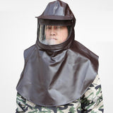 Maxbell Protective Shawl Hood Acid and Alkali Resistant Hood Sand Blasting Hood Tool B