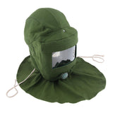 Maxbell Sand Proof Heat Protection Hood Face Mask Anti-dust Equipment Green