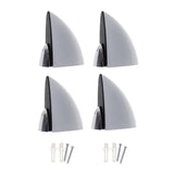 Maxbell 4x Adjustable Glass Clamp Clip Wood Glass Shelf Support Bracket  S