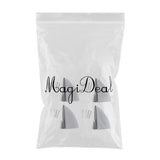 Maxbell 4x Adjustable Glass Clamp Clip Wood Glass Shelf Support Bracket  L