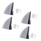 Maxbell 4x Adjustable Glass Clamp Clip Wood Glass Shelf Support Bracket  L