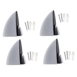 Maxbell 4x Adjustable Glass Clamp Clip Wood Glass Shelf Support Bracket  XL