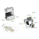 Maxbell 4.5-8mm Cam Lock Cabinet Mailbox Drawer Cupboard Locker  407 - Independent