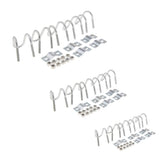 Maxbell 5 Pieces Pig Obstetric Table Waterer Pipe U Shape Clip Fastener Size 1