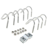 Maxbell 5 Pieces Pig Obstetric Table Waterer Pipe U Shape Clip Fastener Size 1
