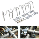 Maxbell 5 Pieces Pig Obstetric Table Waterer Pipe U Shape Clip Fastener Size 1