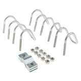 Maxbell 5 Pieces Pig Obstetric Table Waterer Pipe U Shape Clip Fastener Size 1