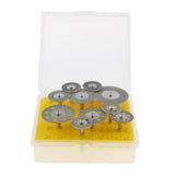 Max 10Pcs Diamond Cutting Discs Cut-off Wheel Set for Rotary Tool