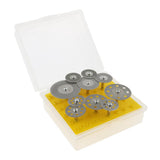 Max 10Pcs Diamond Cutting Discs Cut-off Wheel Set for Rotary Tool