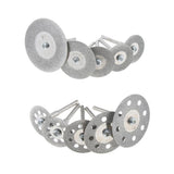 Max 10Pcs Diamond Cutting Discs Cut-off Wheel Set for Rotary Tool