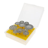 Max 10Pcs Diamond Cutting Discs Cut-off Wheel Set for Rotary Tool