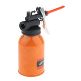 Max 250ml Steel High Pressure Hand Pump Oiler Oil Pot Spray Can for Lubricants