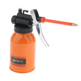 Max 250ml Steel High Pressure Hand Pump Oiler Oil Pot Spray Can for Lubricants