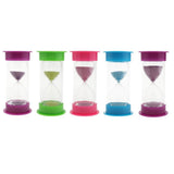 Max Plastic Hourglass Sand Glass Timer for Office Desktop Random Color 5 Min