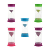 Max Plastic Hourglass Sand Glass Timer for Office Desktop Random Color 5 Min