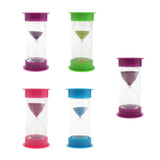 Max Plastic Hourglass Sand Glass Timer for Office Desktop Random Color 5 Min