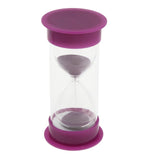 Max Plastic Hourglass Sand Glass Timer for Office Desktop Random Color 5 Min