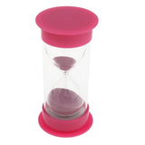 Maxbell Plastic Hourglass Sand Glass Timer for Office Desktop Random Color 15 Min