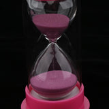 Maxbell Plastic Hourglass Sand Glass Timer for Office Desktop Random Color 15 Min