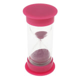 Maxbell Plastic Hourglass Sand Glass Timer for Office Desktop Random Color 15 Min