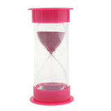 Maxbell Plastic Hourglass Sand Glass Timer for Office Desktop Random Color 15 Min