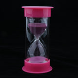 Maxbell Plastic Hourglass Sand Glass Timer for Office Desktop Random Color 15 Min