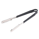 Max Stainless Steel Kitchen Grill Ice Tongs w/ Silicone Anti slip Handle 6 Inch