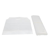 Maxbell 50x Take Out Bag Cup Party Pouch Embossed Clear Plastic Beverage Packaging C