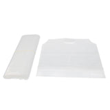 Maxbell 50x Take Out Bag Cup Party Pouch Embossed Clear Plastic Beverage Packaging C