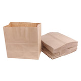 Maxbell Oilproof Kraft Paper Food Packing Takeout Bags, Natural 27x15x9cm 100PCS