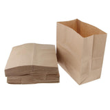Maxbell Oilproof Kraft Paper Food Packing Takeout Bags, Natural 27x15x9cm 100PCS