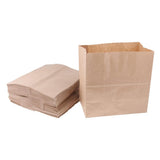 Maxbell Oilproof Kraft Paper Food Packing Takeout Bags, Natural 27x15x9cm 100PCS