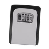 Max 4 Digit Combination Key Lock Box Wall Mount Safe Security Storage Case Gray