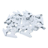 Max 20 Pieces Metal Bulldog Clip Grip Clip Clamp for Paper Bag Money Photo 38mm