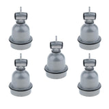 Max 5Pcs E27 Waterproof Aluminium Bulb Lamp Heater Holder Lamp Socket for Pig