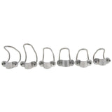 Maxbell 90 Pipe to Pipe Lock Clamp Holder Zinc Plated Iron, 1 to 1Inch