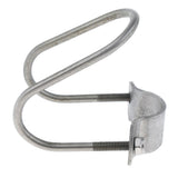 Maxbell 90 Pipe to Pipe Lock Clamp Holder Zinc Plated Iron, 1 to 1Inch