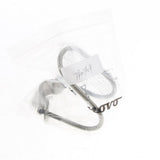 Maxbell 90 Pipe to Pipe Lock Clamp Holder Zinc Plated Iron, 1 to 1Inch