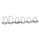 Maxbell 90 Pipe to Pipe Lock Clamp Holder Zinc Plated Iron, 1 to 1Inch