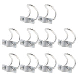 Maxbell 10PCS 90 Pipe to Pipe Lock Clamp Holder  1 to 0.75Inch